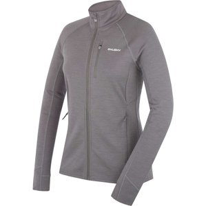 Husky Dámska mikina z merino vlny Alou L grey green Veľkosť: M 8592287164923