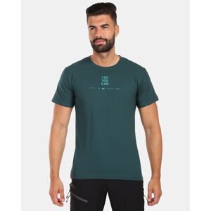 Kilpi DISCOVER-M Tmavo zelená Veľkosť: XL tričko